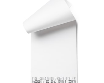 Mean Girls-Inspired Notepad – Bold, Funny & Minimalist