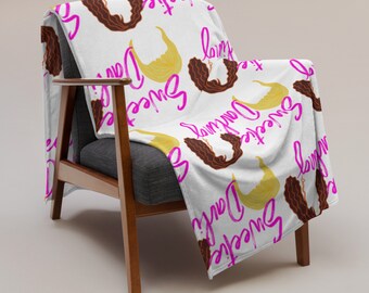 Sweetie Darling Throw Blanket - Cozy Up in Style!