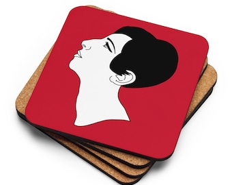 Babs Cork-back coaster