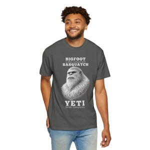 Camiseta Bigfoot Comfort Colors Cotton Tee Sasquatch Yeti Never Complains imagen 10