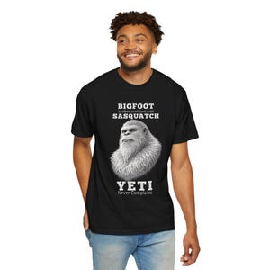 Camiseta Bigfoot Comfort Colors Cotton Tee Sasquatch Yeti Never Complains imagen 12