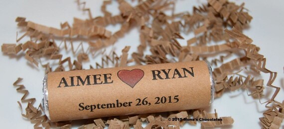 Country Rustic Themed Wedding Favors Personalized Breathsavers Etsy