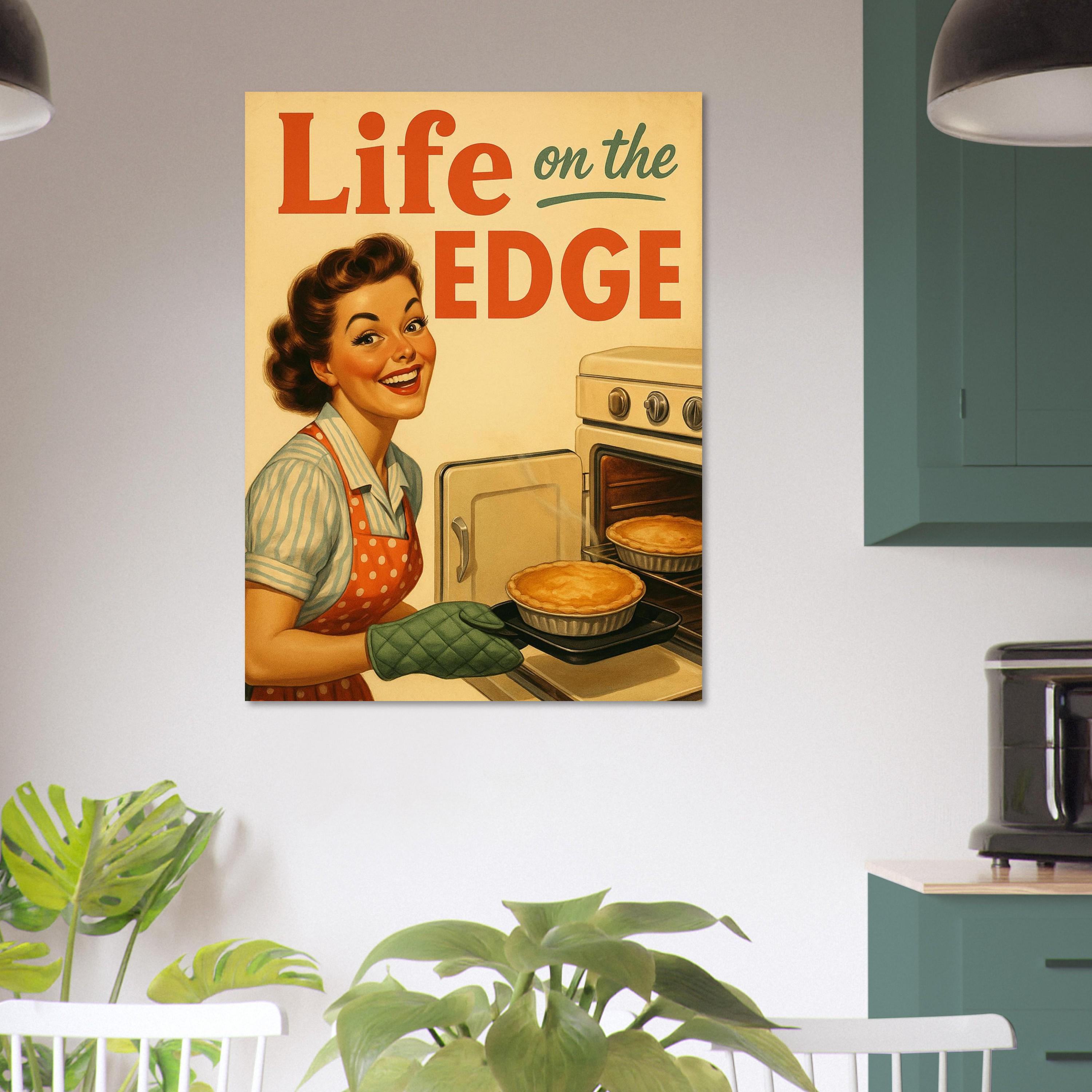 Retro Baking Wall Poster - Kitchen Wall Art - Etsy