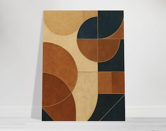 Abstract Geometric Poster - Modern Minimalist Home Decor