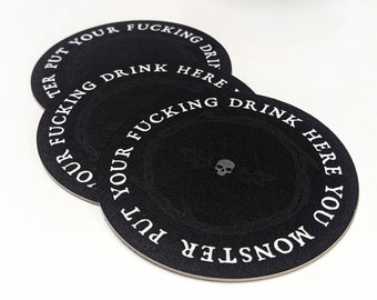 Put Your F****ing Drink Here Coaster Pack