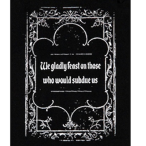 Addams Family Credo Small Patch