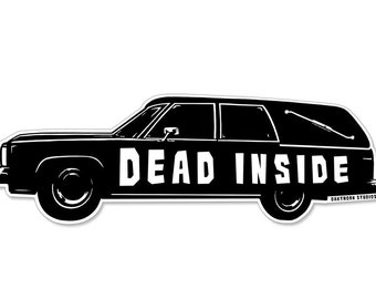 Dead Inside Vinyl Sticker