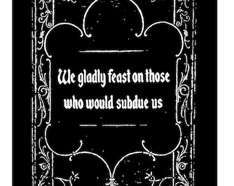 Addams Family Backpatch