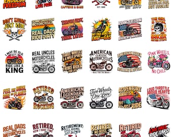 Motorcycle PNG Bundle | Superbike Racing Streetwear Graphics | Biker Shirt Designs | Moto Club Digital Download