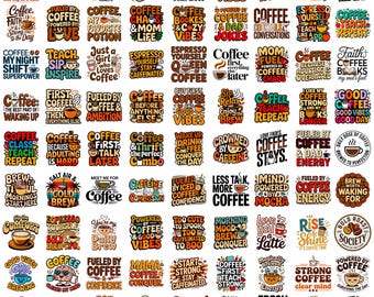 Coffee Lover Bundle | Funny Quotes & Designs for Mugs, T-Shirts, and Sublimation | Digital Download