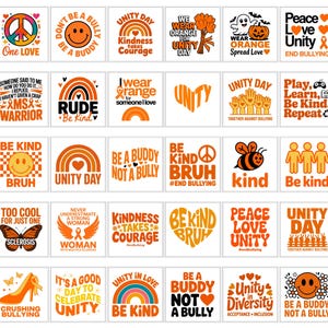 Unity Day PNG Bundle | Anti-Bullying & Love Hand Sign Language Designs | Digital Download