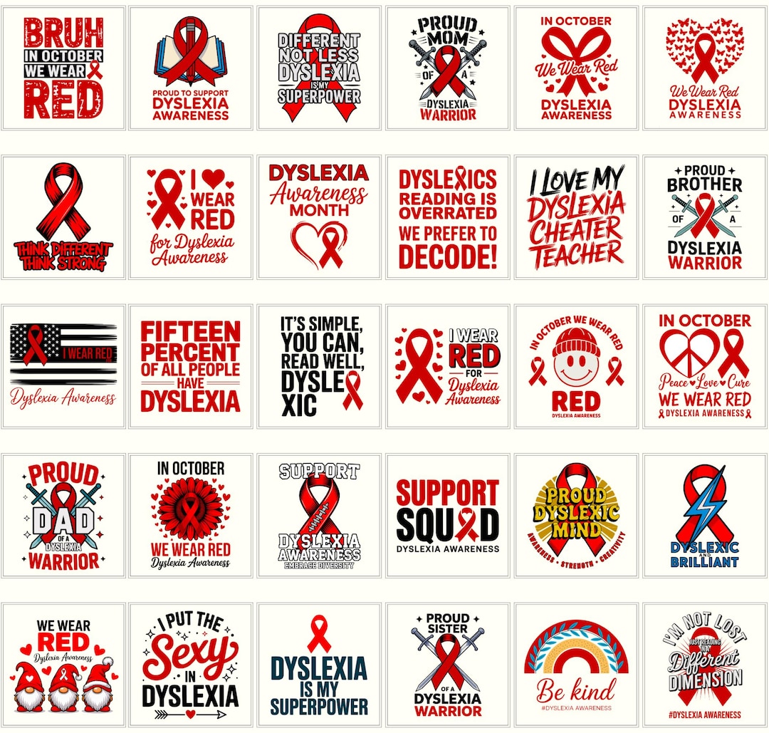 Dyslexia Support Advocacy PNG SVG | Inspirational Pride Quote Artwork ...