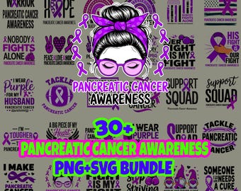 Pacote de Conscientização sobre o Câncer de Pâncreas | Mais de 30 designs em PNG e SVG