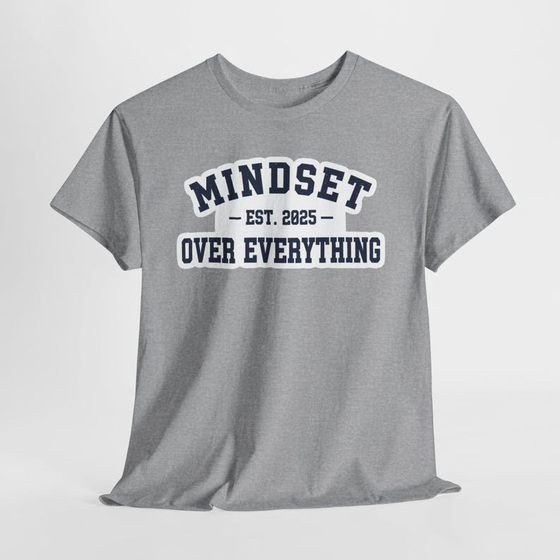 Mindset Over Everything Tee | Motivational Unisex T-shirt - Etsy