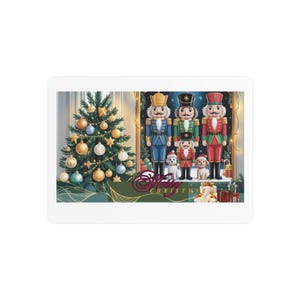 Notenkraker soldaat kerst metalen kunstbord | Decoratie boomversiering kerst