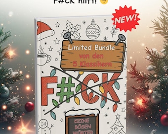 f#ck – no bad words | Bundle 1 “The 5 Classics” | Fun coloring book for adults (PDF download)
