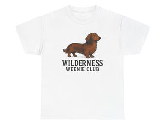 Weenie Club Dachshund Tee | Cute Brown Sausage Dog Shirt