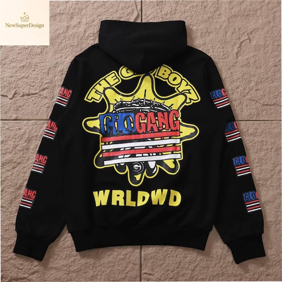 Glo Gangにインスパイアされたブラックパーカー：「Child of the Sun