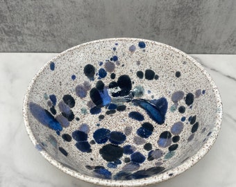 Blue Confetti Bowl