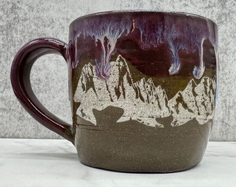 Dark Purple Mountain Mug