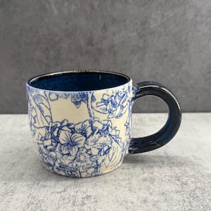 Blue Hydrangea Mug