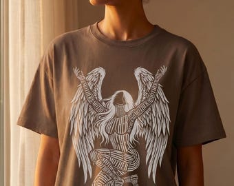 Mother Angel Shirt, Mothers Day Gift, Mom Shirt, Comfort Colors 1717 T-Shirt, Angel Mom Tee, Gift for Mom, Motherhood Shirt