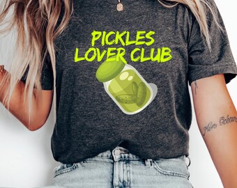 Pickles Lover Club Bella Canvas Tee: Unisex T-shirt med grafisk design