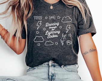 Dancing Through The Lightning Strikes Shirt, dance Apparel tee, Inspired Opalite Graphic sweatshirt,Country Music fan gift,