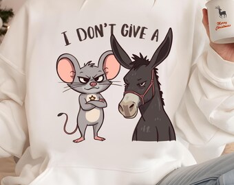 No me importa un comino el sarcasmo PNG, diseño de camiseta de tendencia sarcástica de burro divertido Clipart