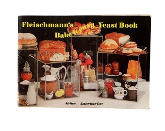 Fleishman's Bake It Easy Yeast Book Baking Cookbook Softcover 1976