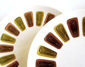 Royal China Santa Fe Cavalier Dinner Plates Set of 8 Mod