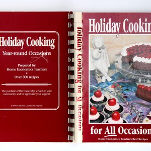 Holiday Cooking For All Occasions Home Economics Teachers Best Recipes Cookbook SB 1993 Gerry Murry Henderson, Editor image 2