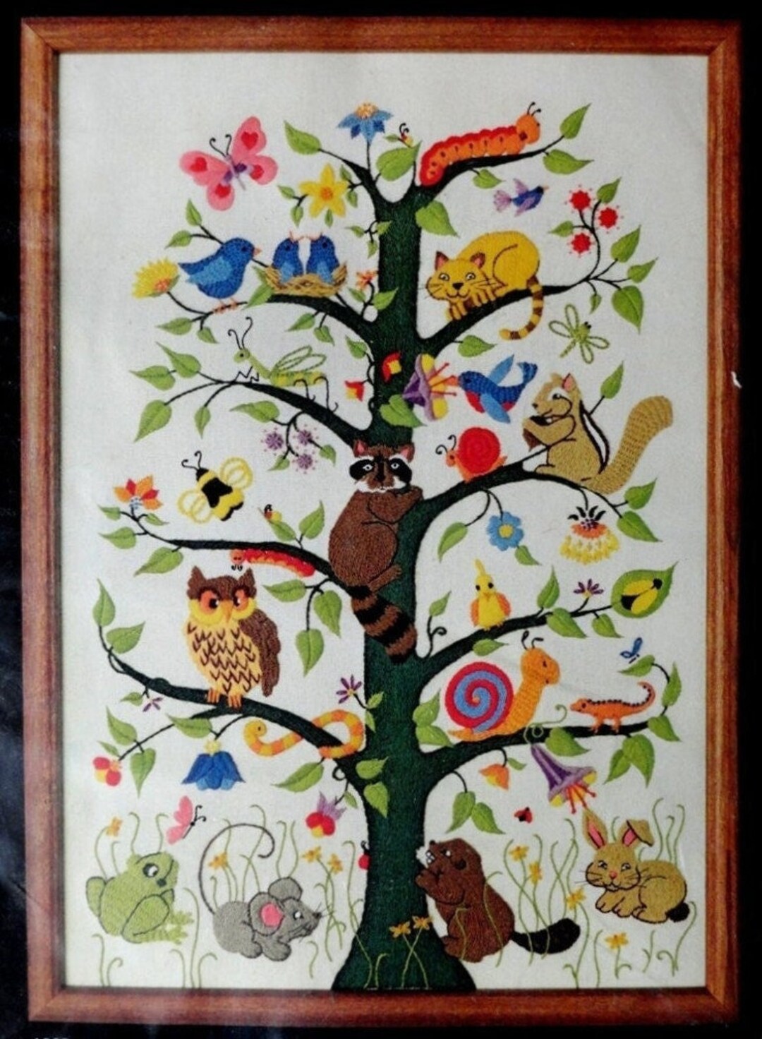 Vintage Dimensions Crewel Embroidery Kit Tree of Life Ellen Silver Etsy