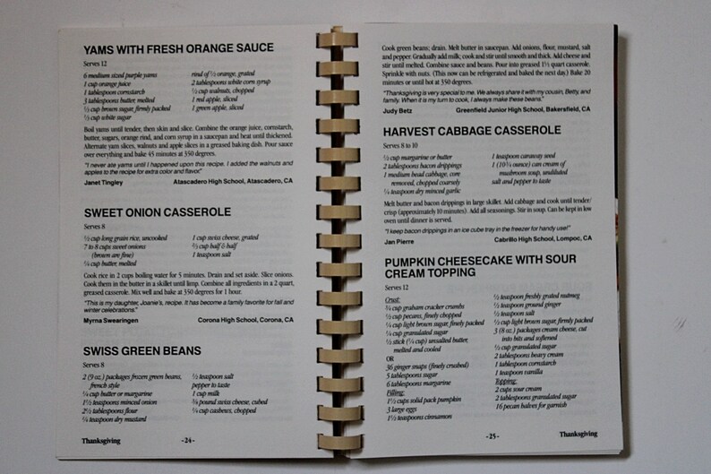 Holiday Cooking For All Occasions Home Economics Teachers Best Recipes Cookbook SB 1993 Gerry Murry Henderson, Editor image 4