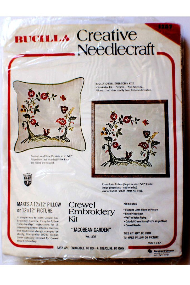 Tree Dimensions Needlecrafts Crewel Embroidery