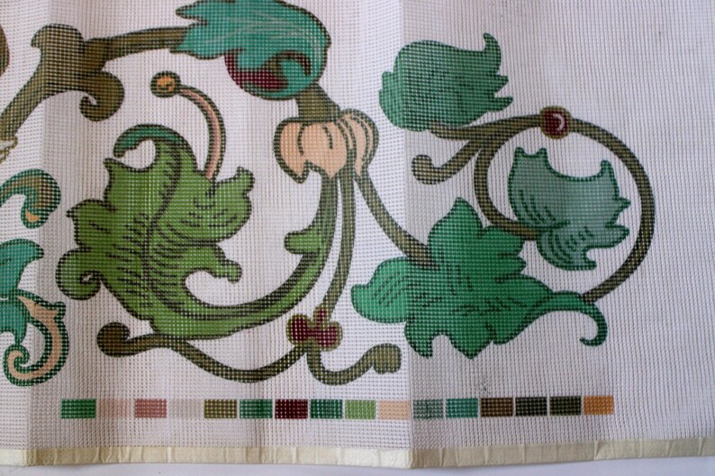 Vintage Penelope Needlepoint Canvas TCO1 Art Nouveau Wall Etsy