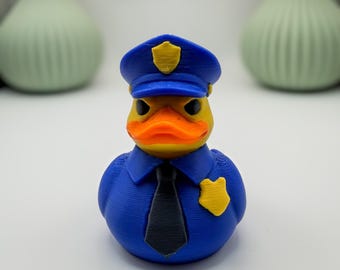 Police Officer Duck - 3D Printed - Cruise Duck - Collectibles
