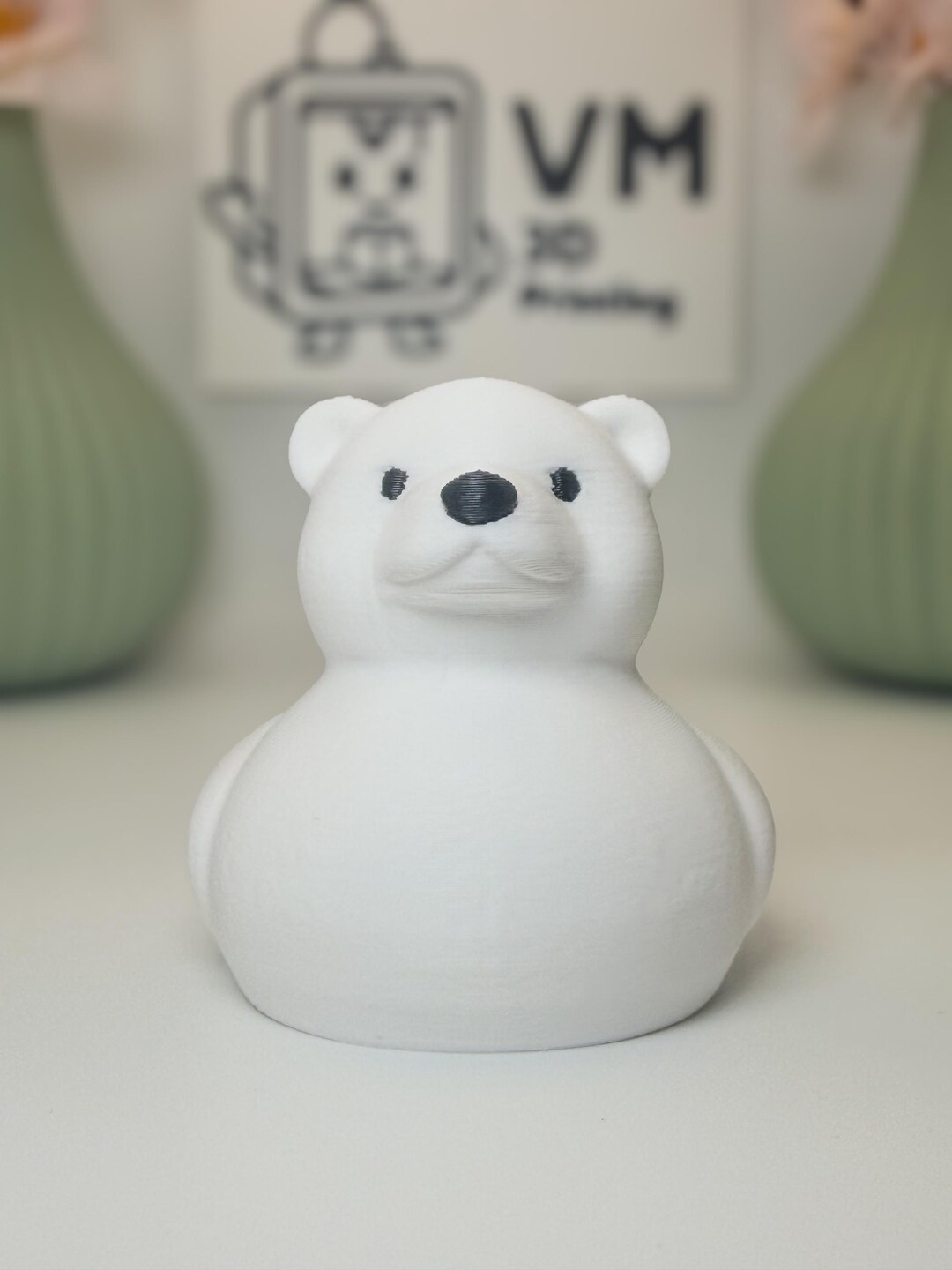 Polar Bear Duck - 3D Printed - Cruise Duck - Collectibles - Etsy