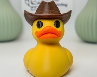 Cowboy Duck - 3D Printed - Cruise Duck - Collectibles