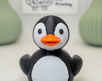 Penguin Duck - 3D Printed - Cruise Duck - Collectibles