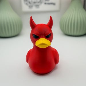 Devil Duck - 3D Printed - Cruise Duck - Collectibles