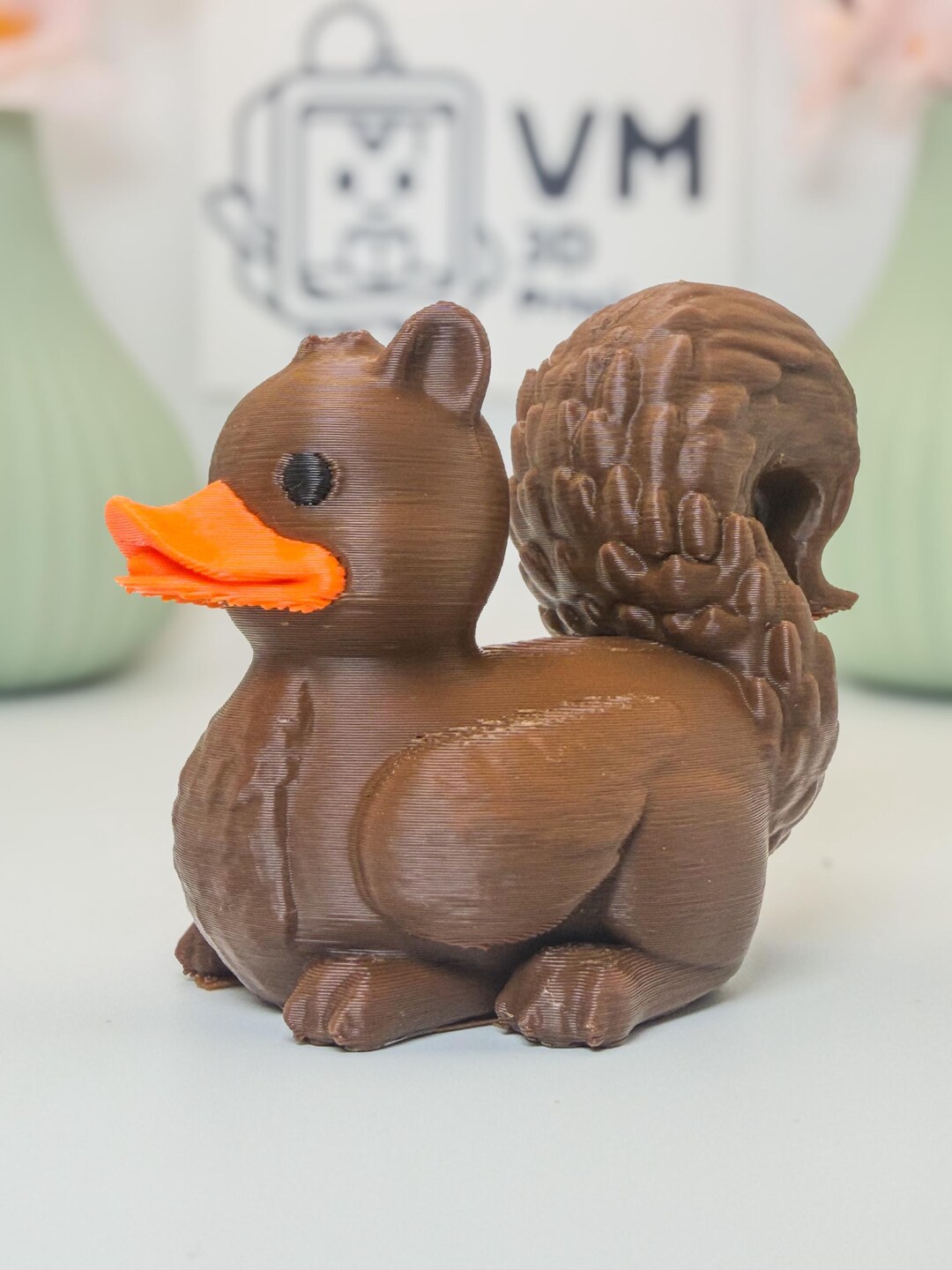 Squirrel Duck - 3D Printed - Cruise Duck - Collectibles - Etsy