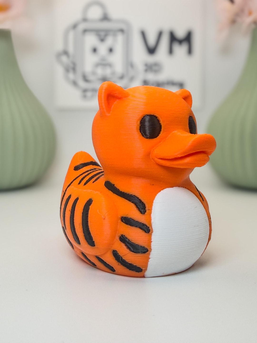 Tiger Duck - 3D Printed - Cruise Duck - Collectibles - Etsy