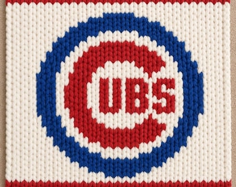 Cubs graphic pattern