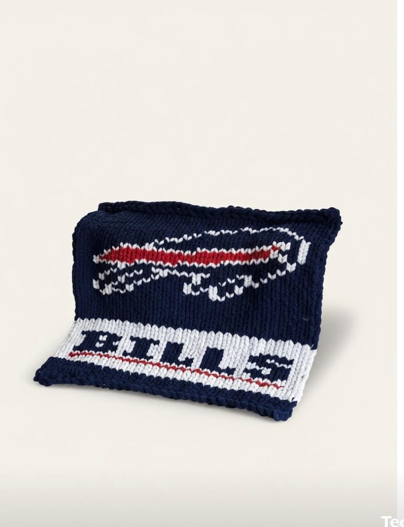 Buffalo Bills finger knit pattern image 1