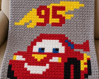 Cars finger knit pattern
