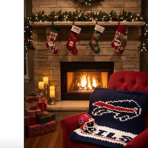 Buffalo Bills finger knit pattern image 3