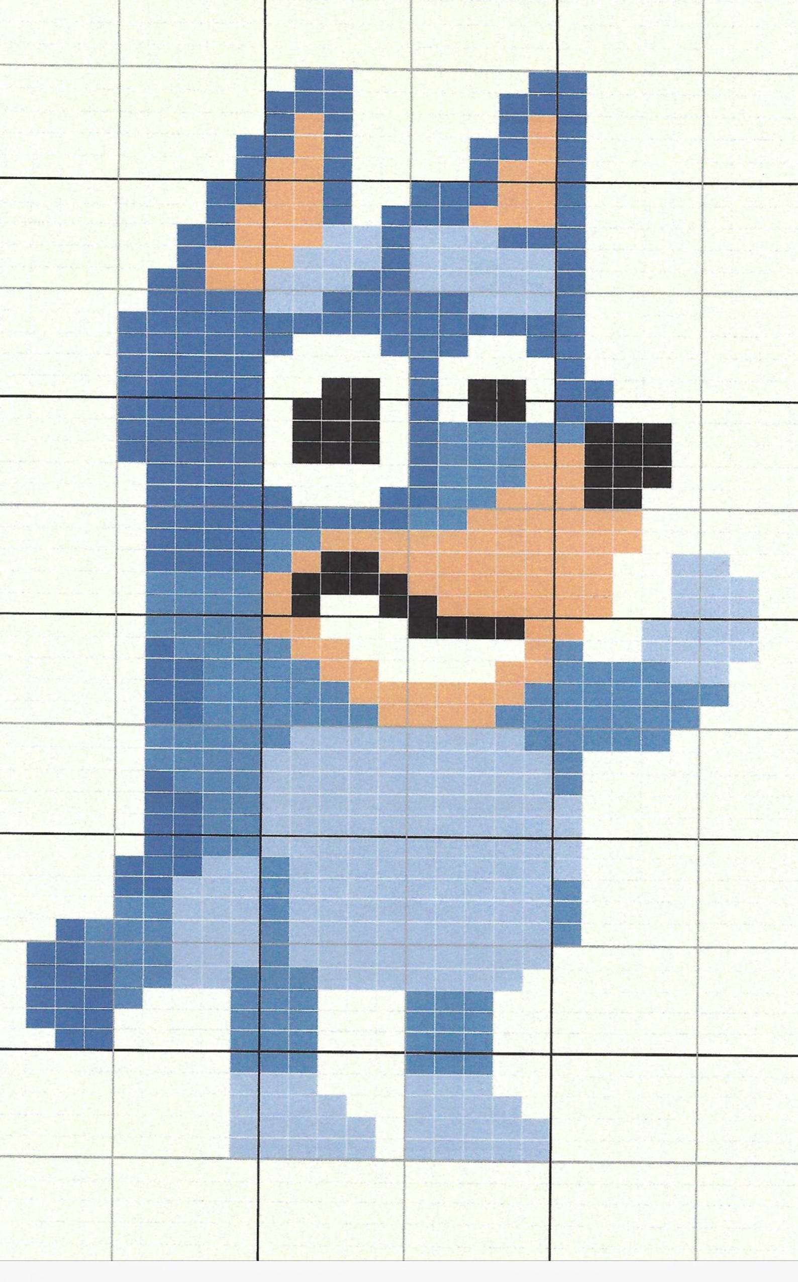 Bluey’s Graph Pattern - Etsy