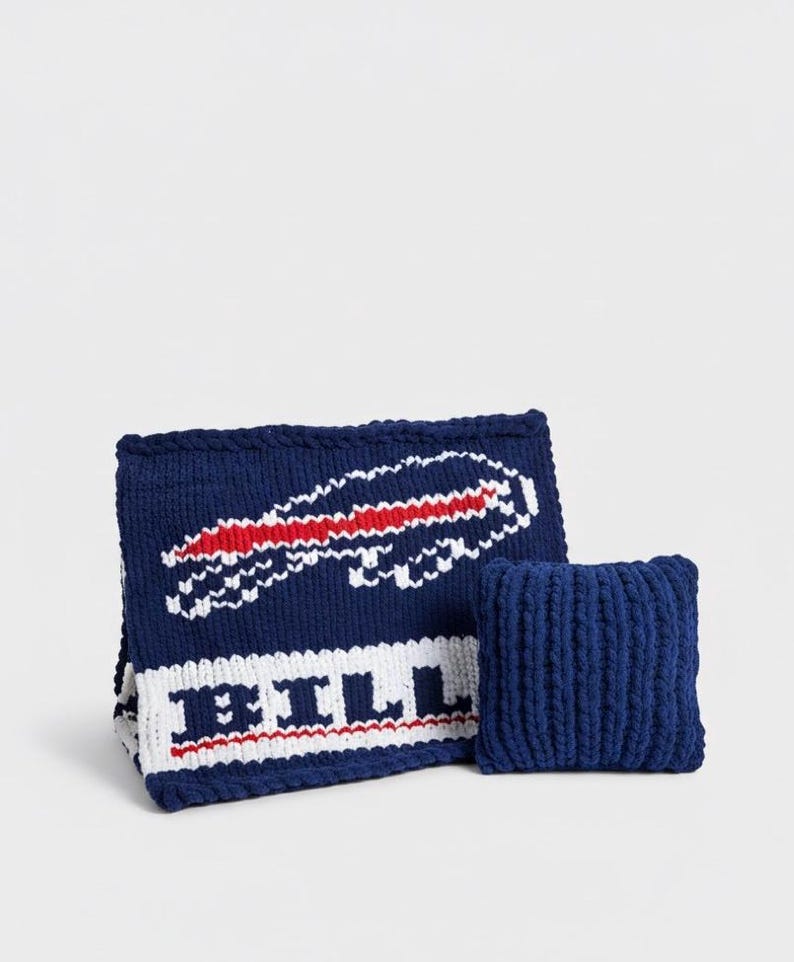 Buffalo Bills finger knit pattern image 2