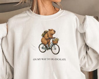 Sudadera divertida de cuello redondo para BCBA, "En camino a la desestabilización", sudadera para terapeuta conductual y consejero escolar, regalo para profesor de educación especial.